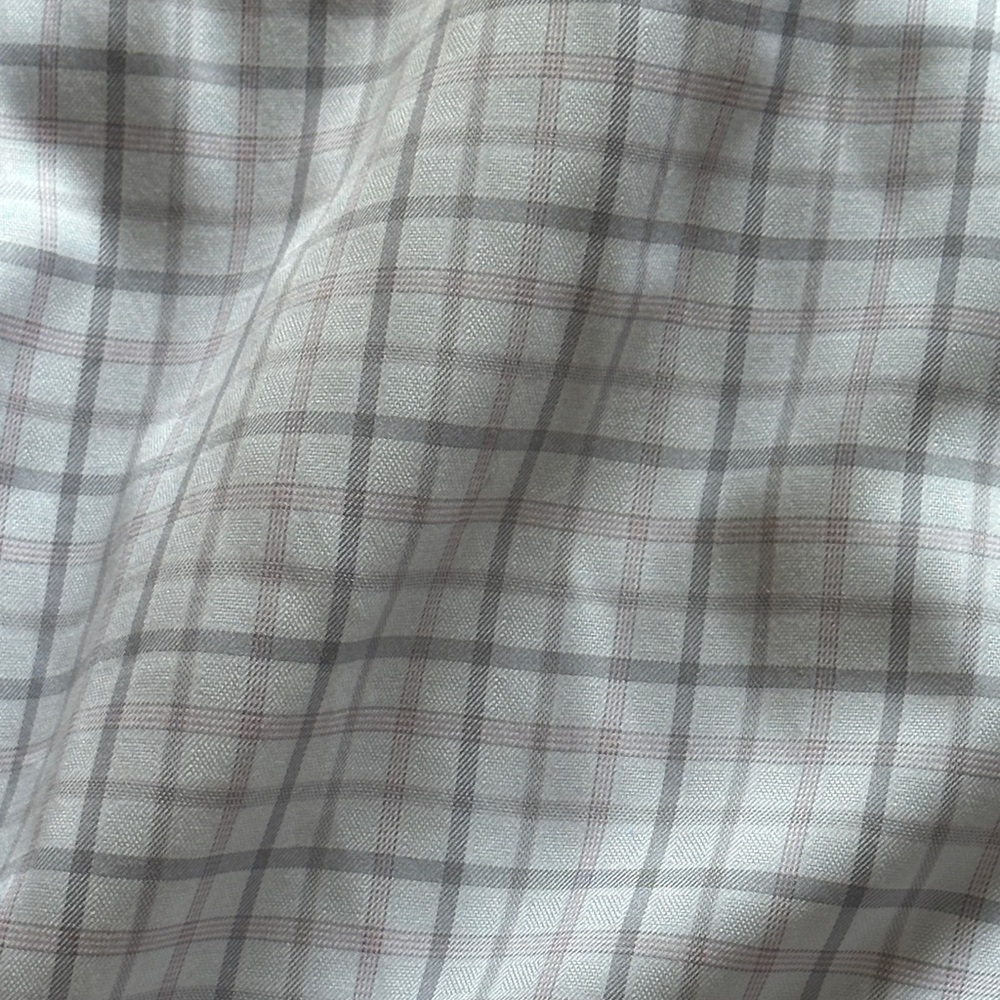 Jos. A. Bank Purple and White Checkered Dress Shirt - Picture 5 of 8